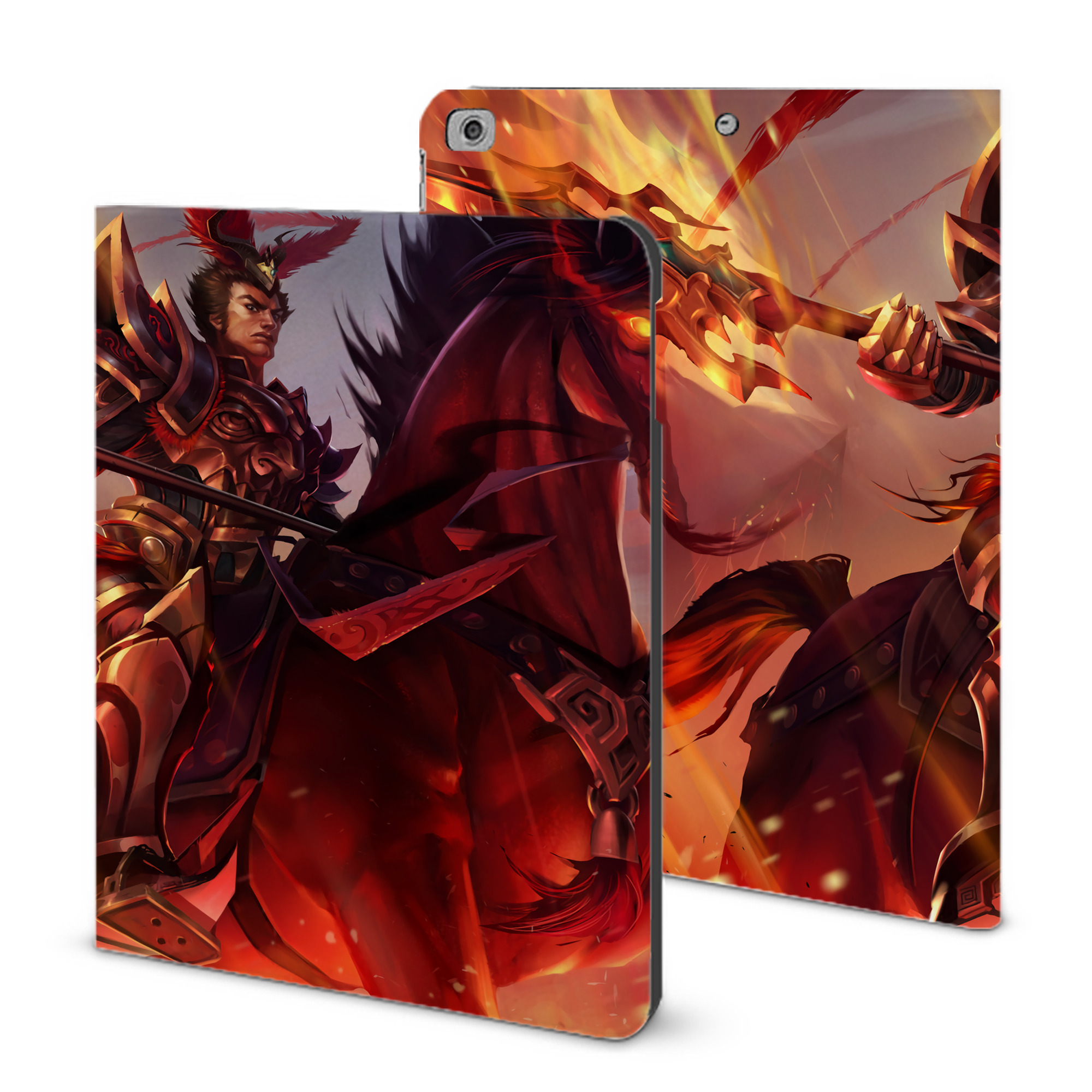 （画像用） リーグ・オブ・レジェンド League of Legends LOL IPad ケース ブック型 PUレザー TPU 耐衝撃 軽量 薄型 ペン収納なし 全面保護 IPad 各モデル対応